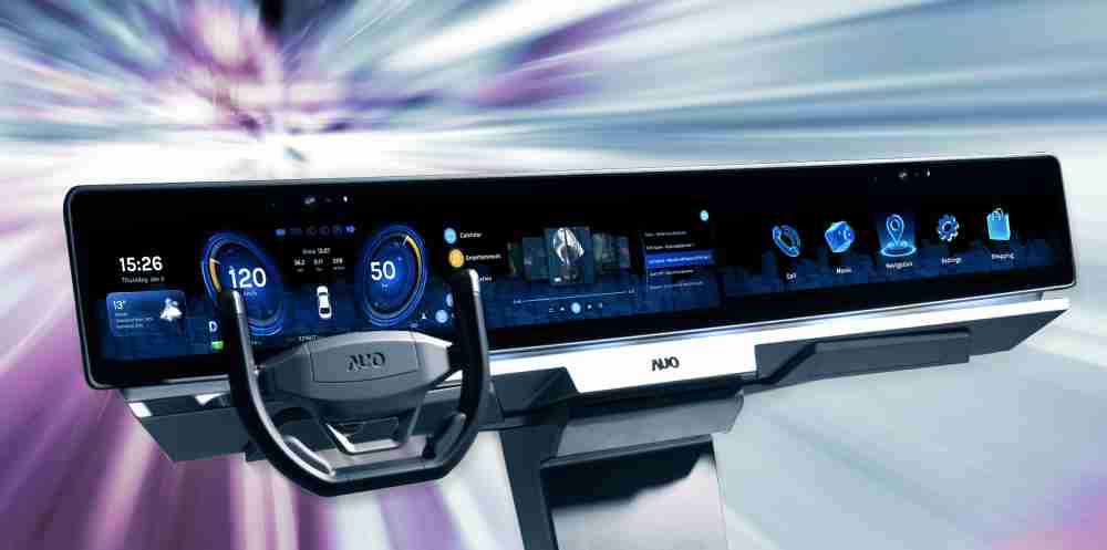 蓝狮在线开拓前瞻显示技术创新应用，，结合优异整合设计能力，，开发智能车载FIDM Plus一体化显示方案，，让驾驶操作与车内娱乐体验再进化