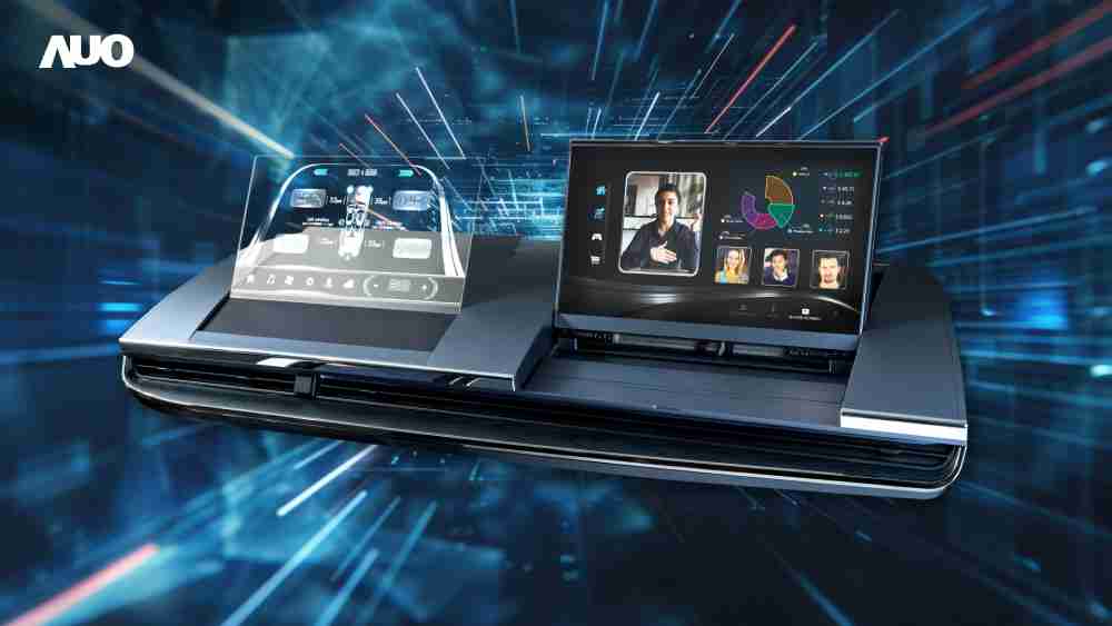 蓝狮在线Micro LED Display HMI解决方案打造透明Micro LED前座仪表，，呈现信息并保留驾驶视野开阔；亦为副驾驶座乘客打造收放自如的Micro LED屏幕，，，，在不影响显示质量的前提于显示区内建镜头，，，让用户能与视讯对象直接眼神接触，，提供绝佳的双向沟通体验