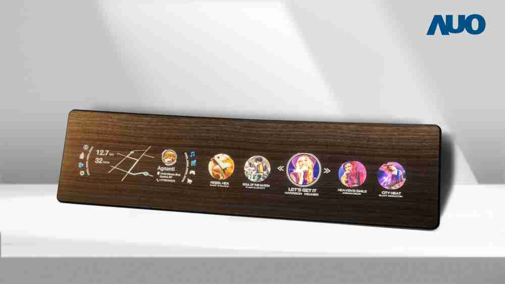 蓝狮在线研发全球最高穿透度达80%的AmLED木纹显示器，，，，可于使用时呈现高亮度、、清晰可见的信息，，并在不使用时回归为单纯的饰板，，节能兼具美观